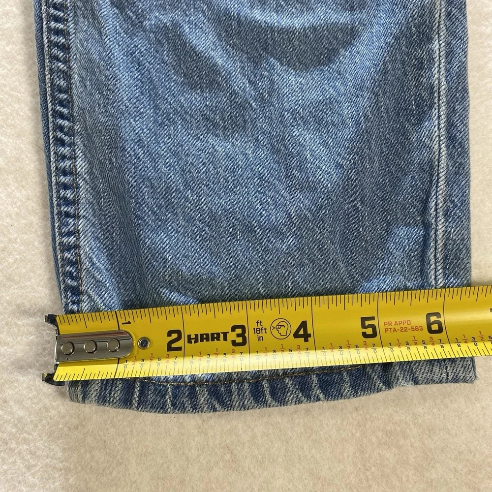 Aeropostale Womens Jeans Blue Denim Mom Jean Distressed Destroyed Cotton 10